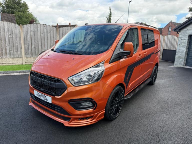  2023/23 FORD TRANSIT CUSTOM LIMITED RS EDITION 170PS AUTO SWB CREW VAN "NO VAT 