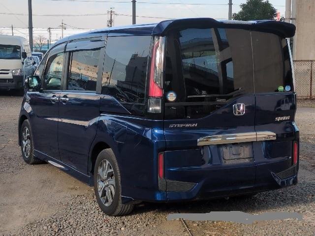 Honda stepwagon spada rp3 1.5 auto blue japanese import 8 seats 2015