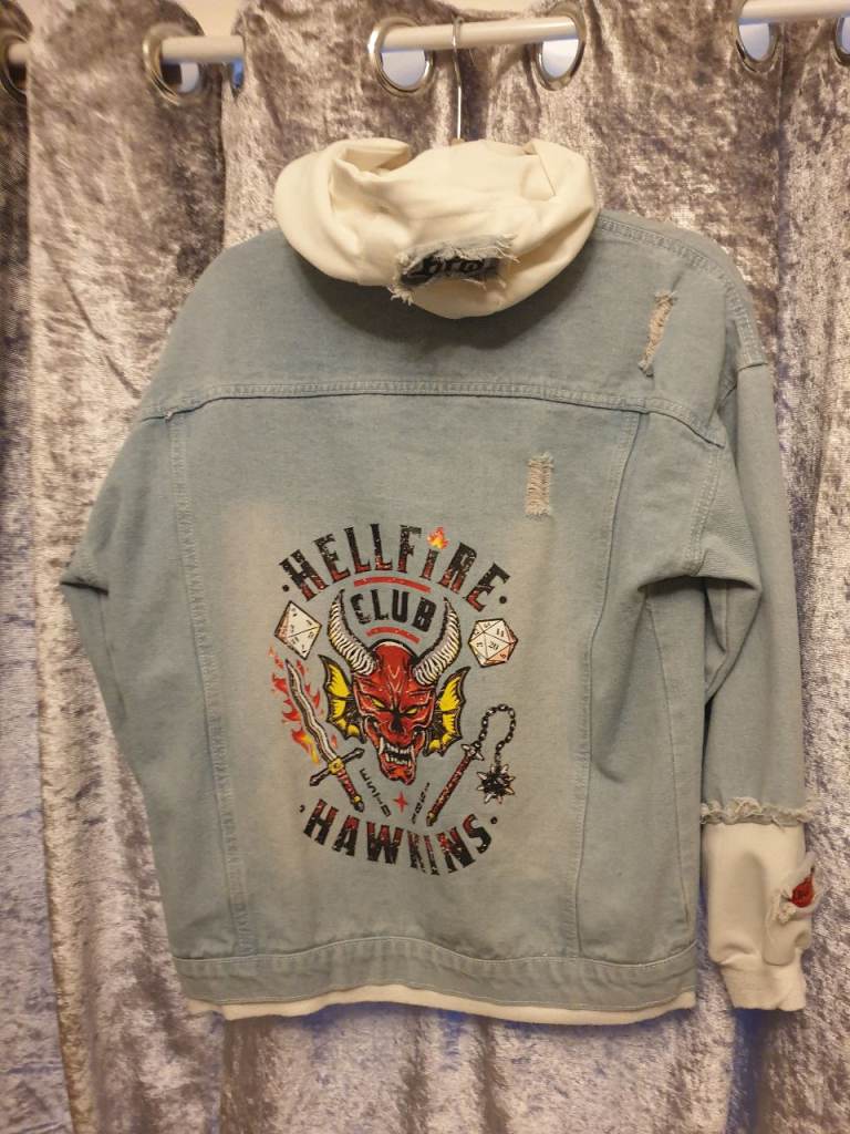 stranger things denim jacket 