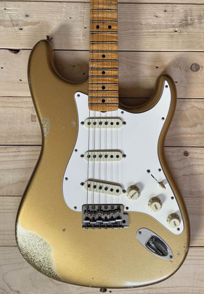 Fender Stratocaster Custom Shop LTD ’64 Relic Aztec Gold over Gold Sparkle