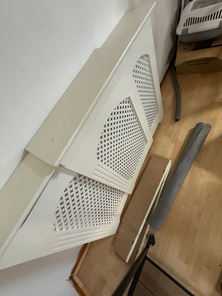 White Radiator Cover – Good Condition