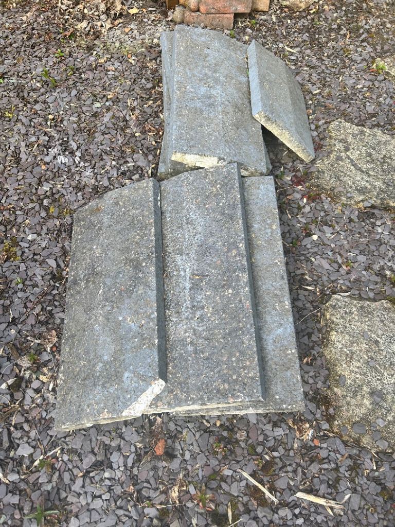 x2 troughs/x6 concrete wall tops