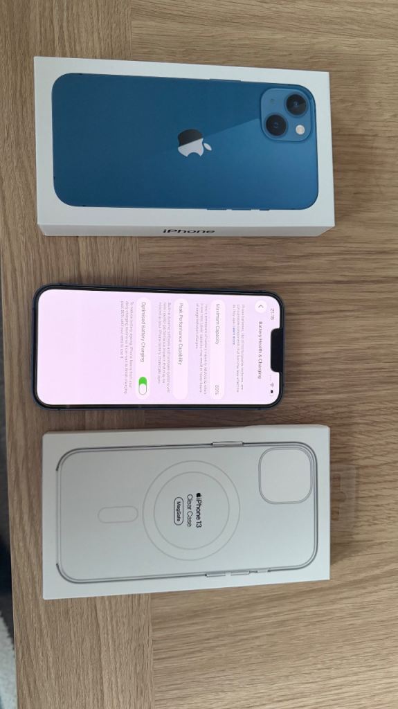 IPHONE 13 IN BLUE 128GB MINT CONDITION