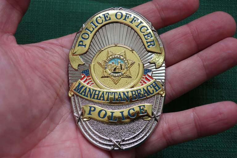 American Manhattan Beach Police Badge TV / Film Prop Replica