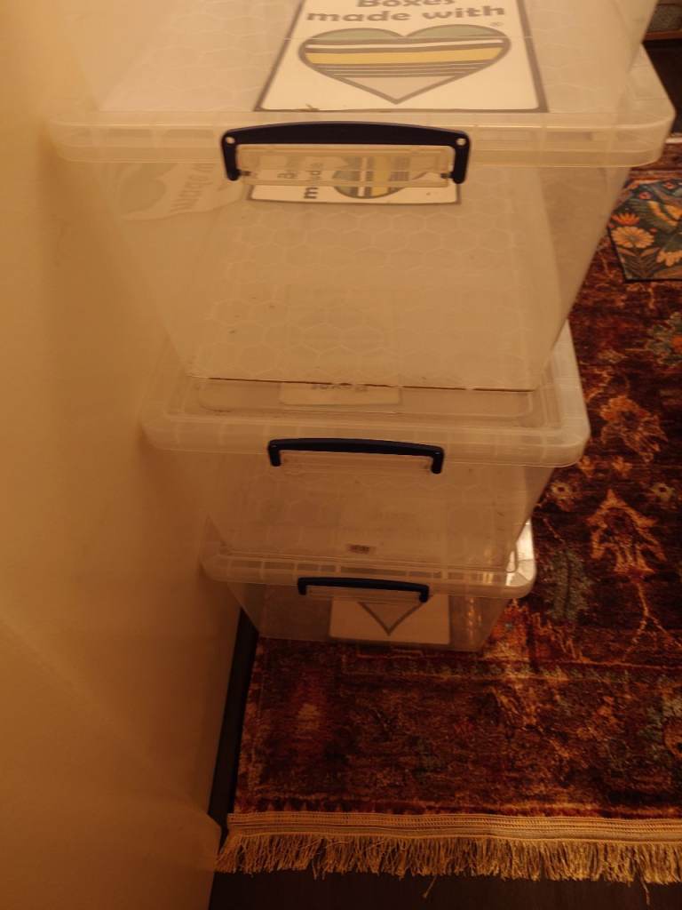 Really Useful 62litre boxes £4 each. 16 available