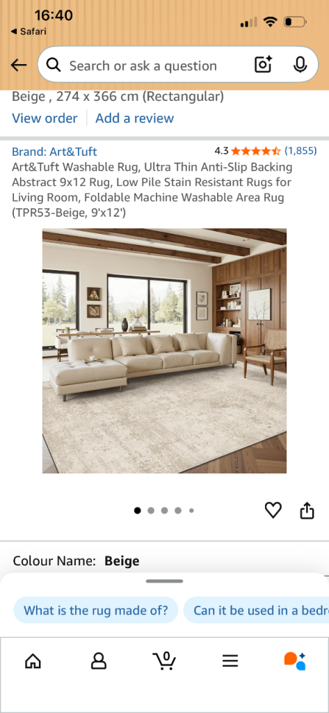 Large rug