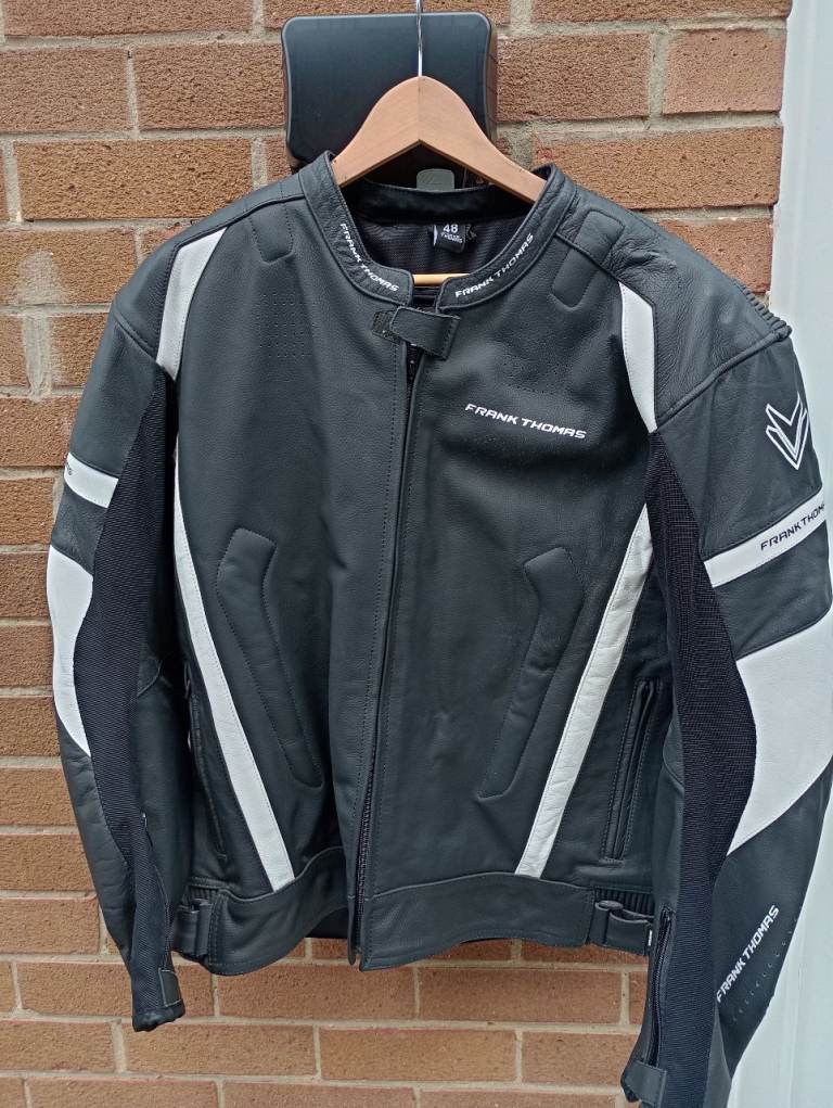 Frank Thomas Dynamic Leather Motorbike Jacket New