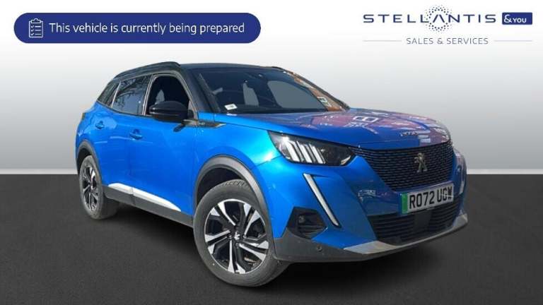 2022 Peugeot 2008 50kWh GT SUV 5dr Electric Auto (7kW Charger) (136 ps) SUV Electric Automatic