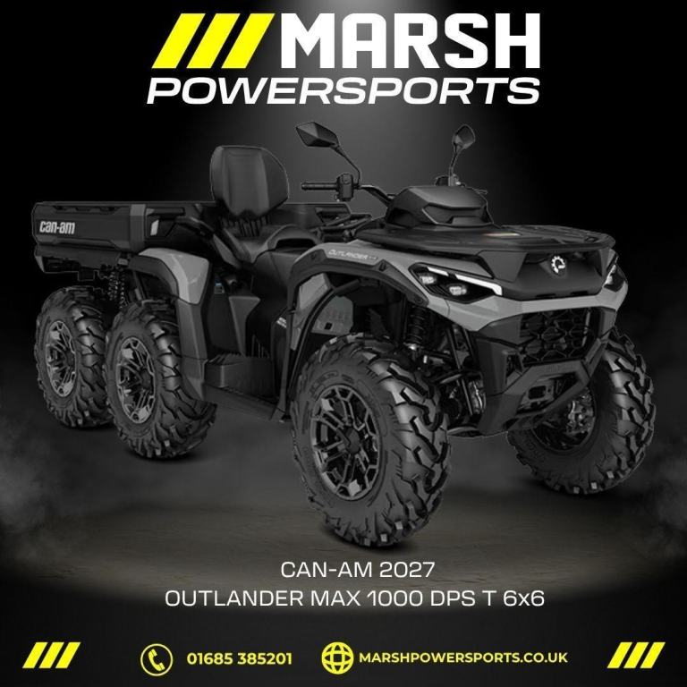 Can-Am Outlander MAX 1000 DPS T 6x6 2027 - Can-Am Main Dealer - Order Now!