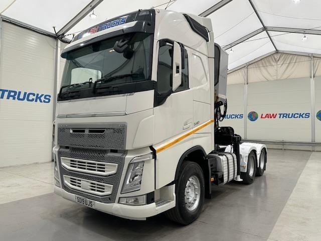 Volvo FH 540 GT 6x4 Rear Lift Tractor Unit Log Crane