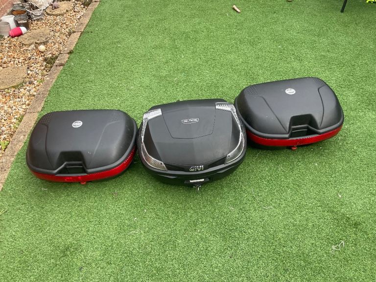 Givi motorcycle luggage.