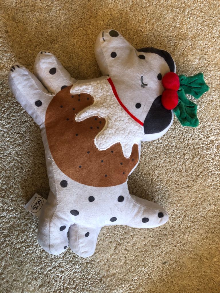 Christmas Cushion - Dog shape