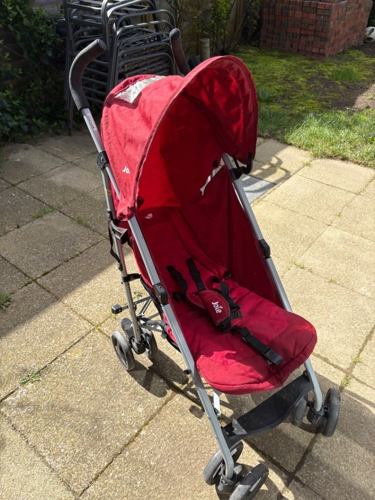 Joie Nitro E Lightweight Umbrella Stroller - Red