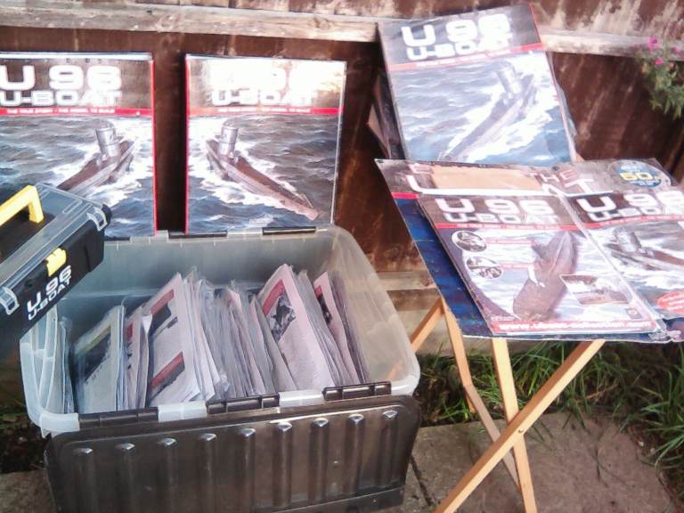 Hachette Part works ltd,150, back issues U 96 U- Boat, model kit 
