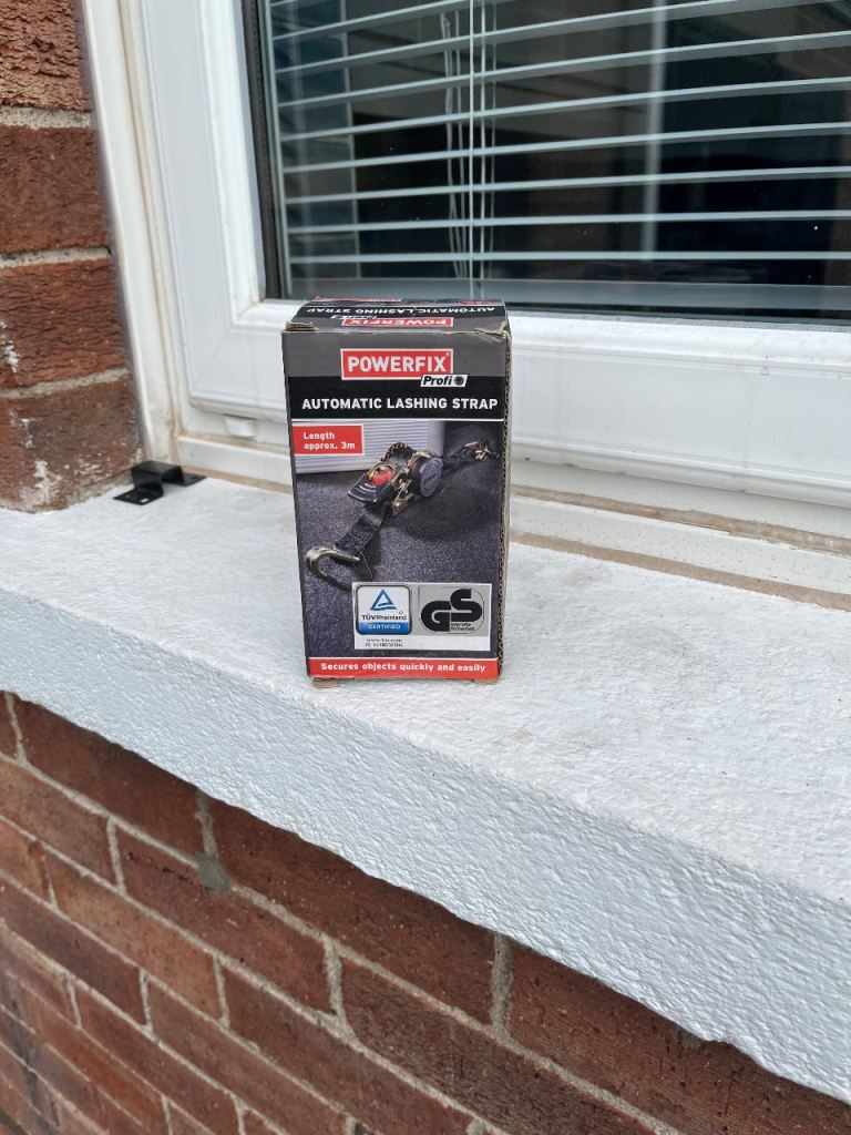 POWERFIX Profi Automatic Lashing Strap 3m – Brand New