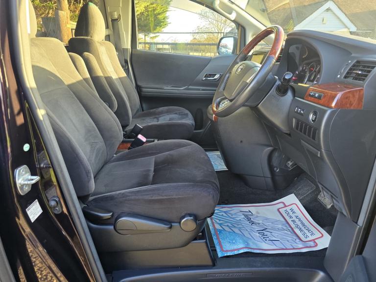 2010 Toyota Vellfire G PURPLE 2.4 PETROL 2010(60) ULEZ FREE, 7 SEATERS MPV Petrol Automatic