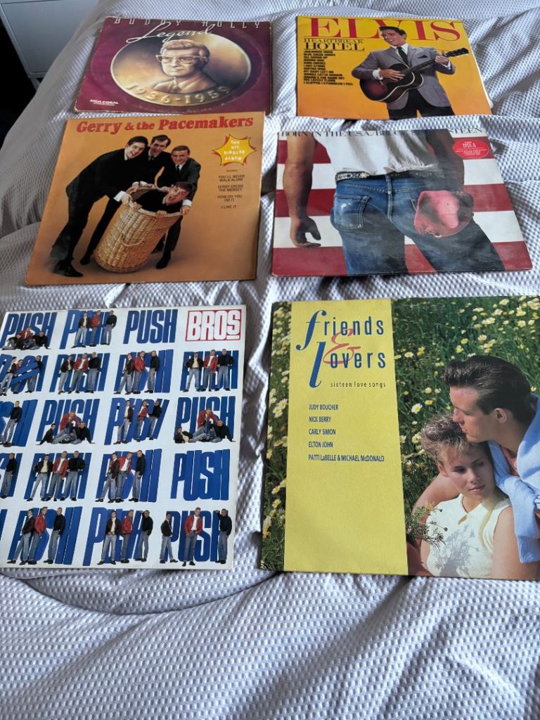 Vinyl records plus box