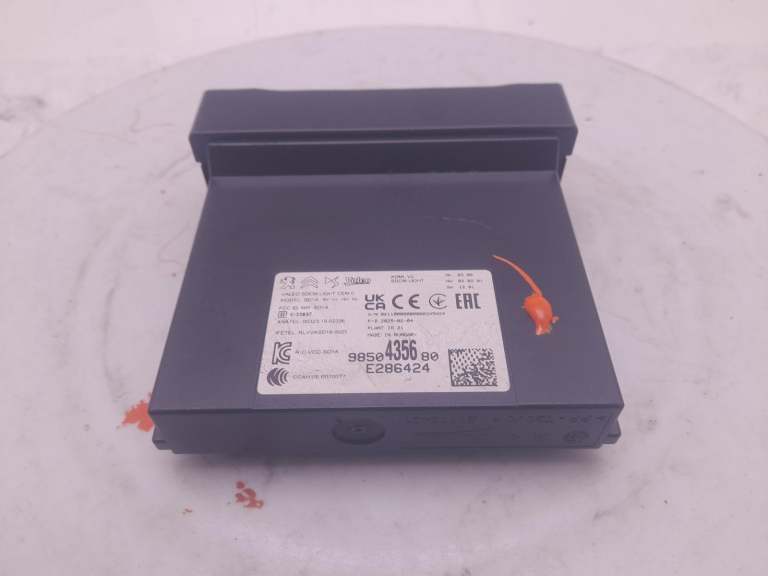 Vauxhall Mokka Headlight Control Module Ecu 2020-2026 9850435680