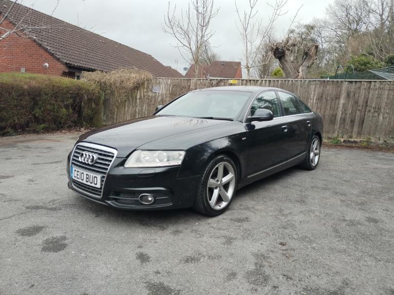 2010 AUDI A6 S LINE 2.0 TDI DIESEL STARTS RUNS DRIVES SPARES REPAIRS 