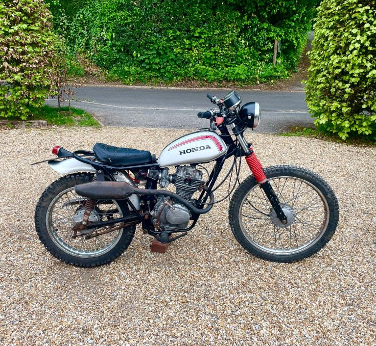 Honda SL125 Classic scrambler motorcycle project