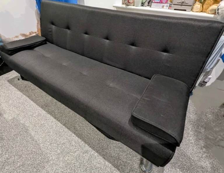 Black Snug Sofa Bed 3-seater