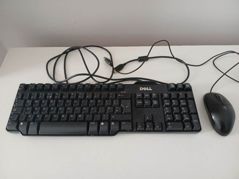 Dell Keyboard & Wired HP Mouse £10