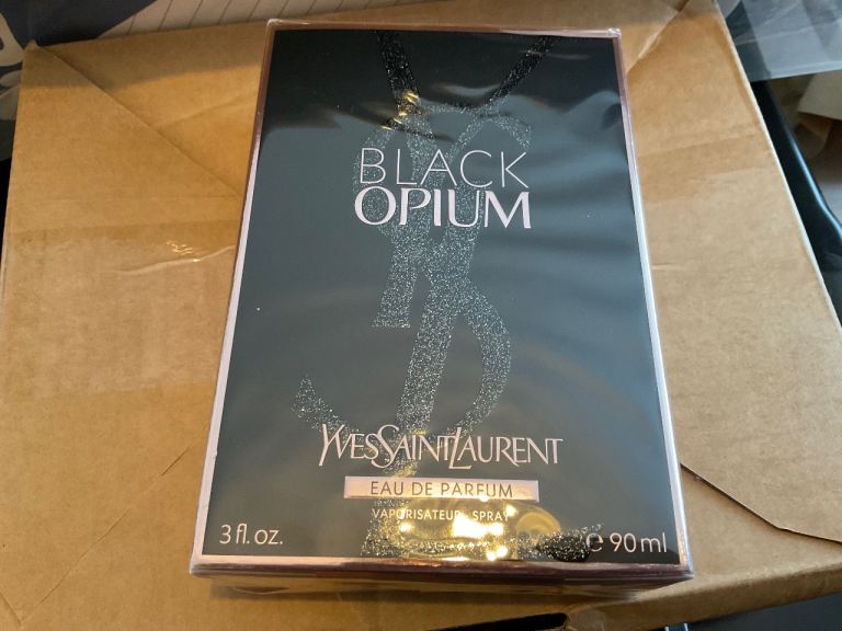 image for YSL black Opium 90ml eau de Parfum , still in wrappers