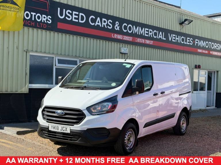 2018 18 FORD TRANSIT CUSTOM 2.0 280 ECOBLUE PANEL VAN 5DR DIESEL MANUAL L1 H1 EU