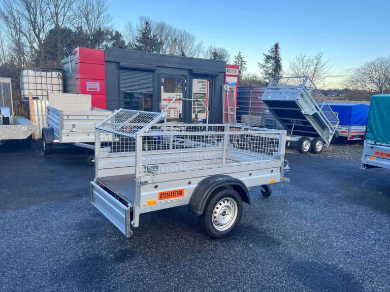 BRAND NEW 6 x 4 (B202) SINGLE AXLE NIEWIADOW TRAILER WITH 40CM MESH 750KG
