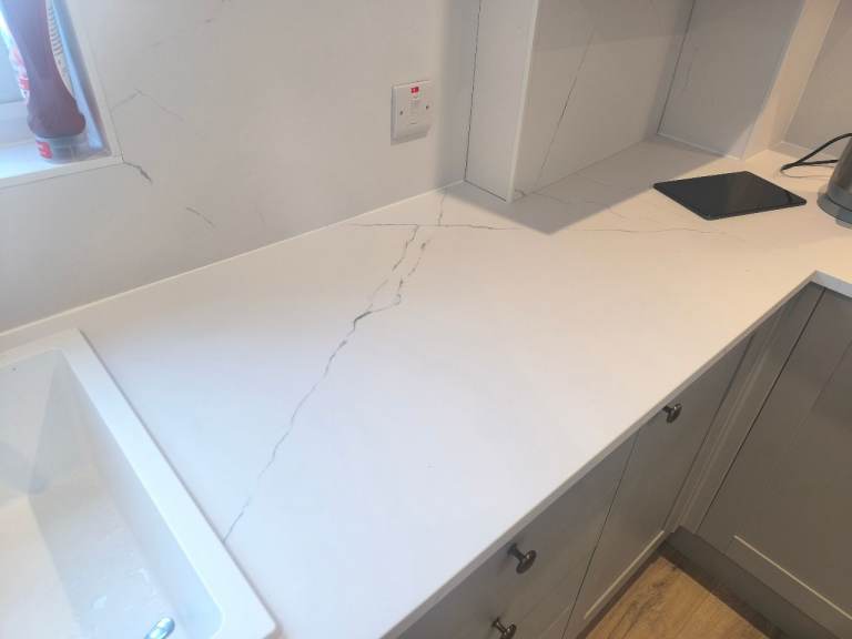 Howdens Azzurro laminate worktop