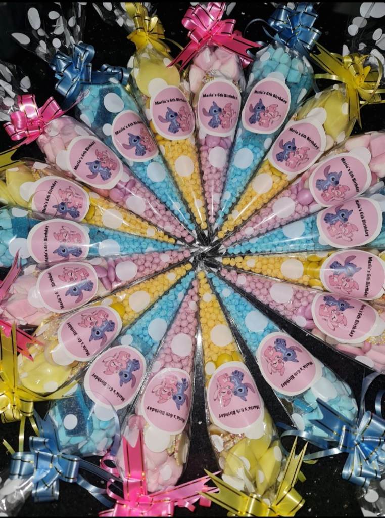 Sweet cones party favours