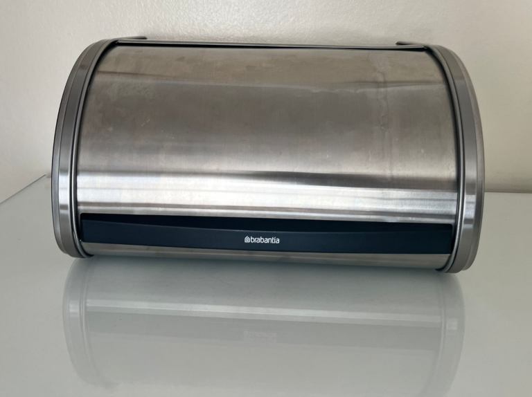 Brabantia Roll Top Bread Bin - Matt Steel 🍞 