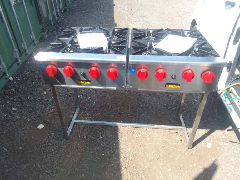 Catering trailer equipment gas tabletop hob burners cookers restaurant kitchen item