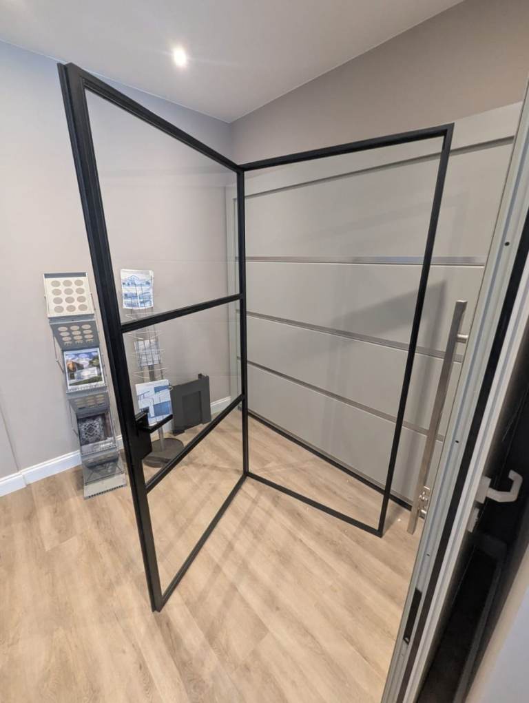 CRITTALL-STYLE STEEL PARTITION DOOR – IN STOCK