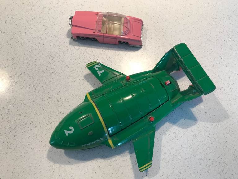 Thunderbirds 2 & 4 with FAB 1 (made by Matchbox in 1992)