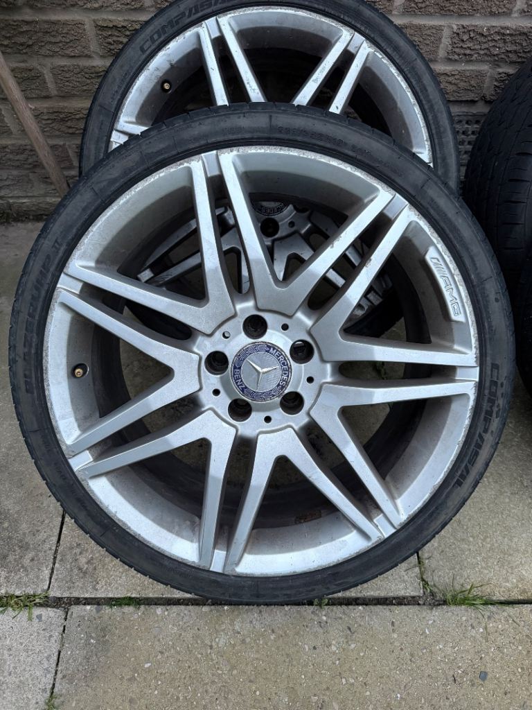 MERCEDES AMG 19” ALLOYS WITH MINT TYRES 8.5J ET44