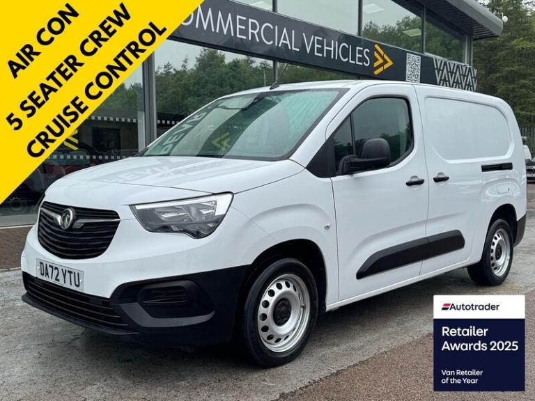 2023 Vauxhall Combo 2300 1.5 Turbo D 100ps H1 Prime Crew Van PANEL VAN DIESEL Manual