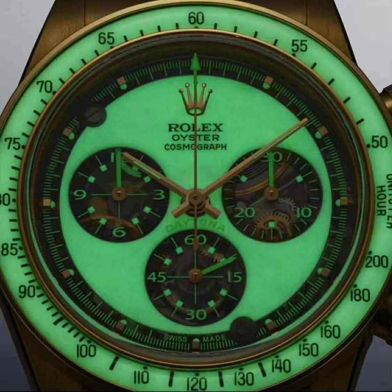 Adam Levine Daytona. *Unique in  UK* Automatic. Neon Green Luminous Dial & Bezel. New, Unworn