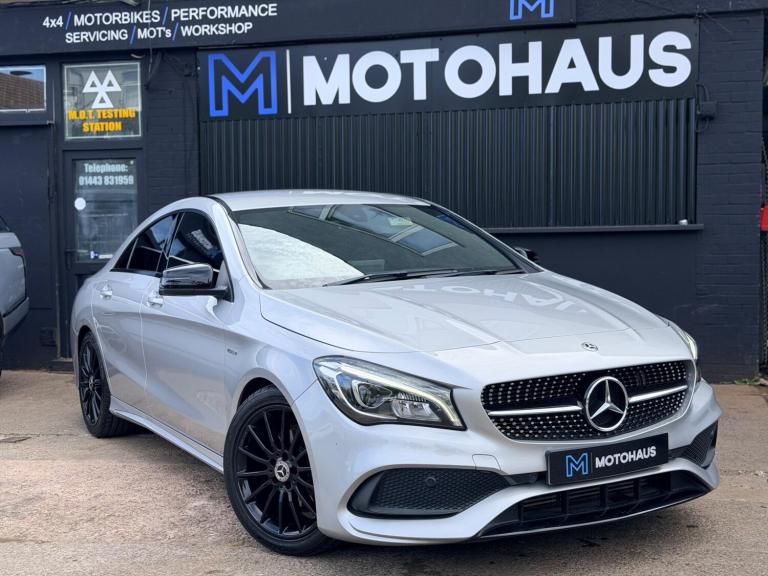 2018 Mercedes-Benz CLA 1.6 CLA200 AMG Line Night Edition Coupe 7G-DCT Euro 6 (s/s) 4dr SALOON Pet...