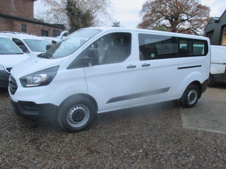 2019 Ford Transit Custom 2.0 EcoBlue 130ps Low Roof Kombi Leader Van 9 SEATS NO VAT NEW WET BELT ...