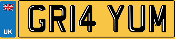GRAHAM Cherished Registration Number Plate GRAY UM Graham's GRAEME Graeme's GRA 