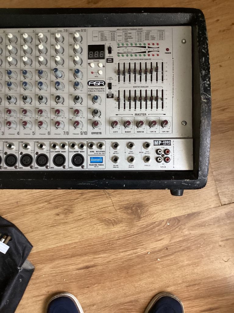 ASR mp400 c powered amplifier