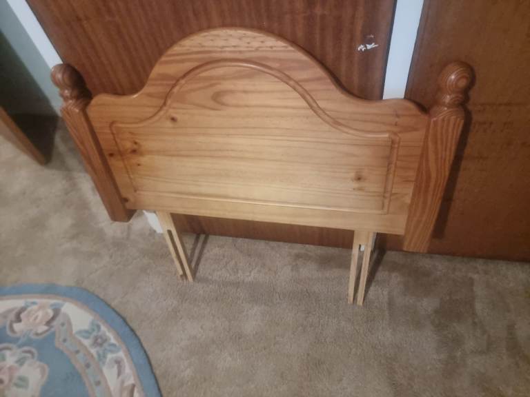 Solid pine headboard