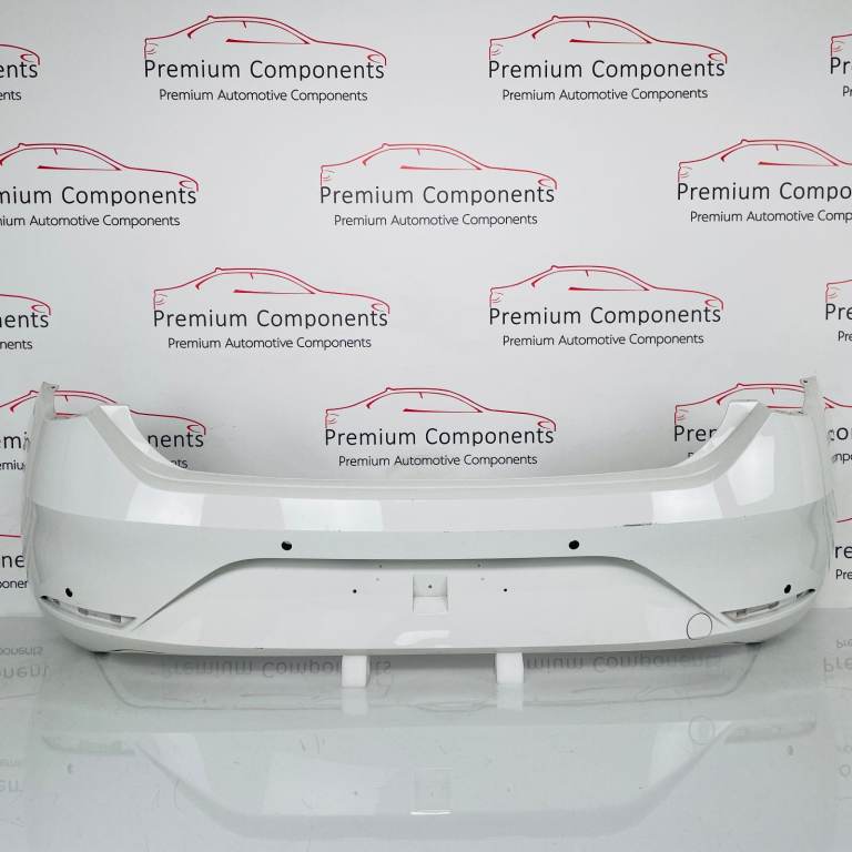 Seat Leon Rear Bumper Skin Genuine White 2020 – 2024 [ak27]