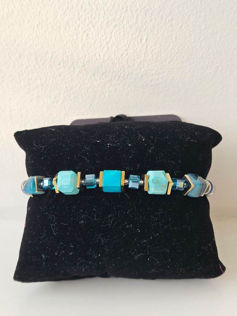 Arran Bay Handmade Bracelet – New with Tags, Blue/Turquoise