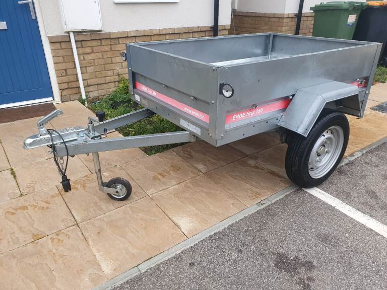 Erde First 150 Trailer with New high frame and cover 