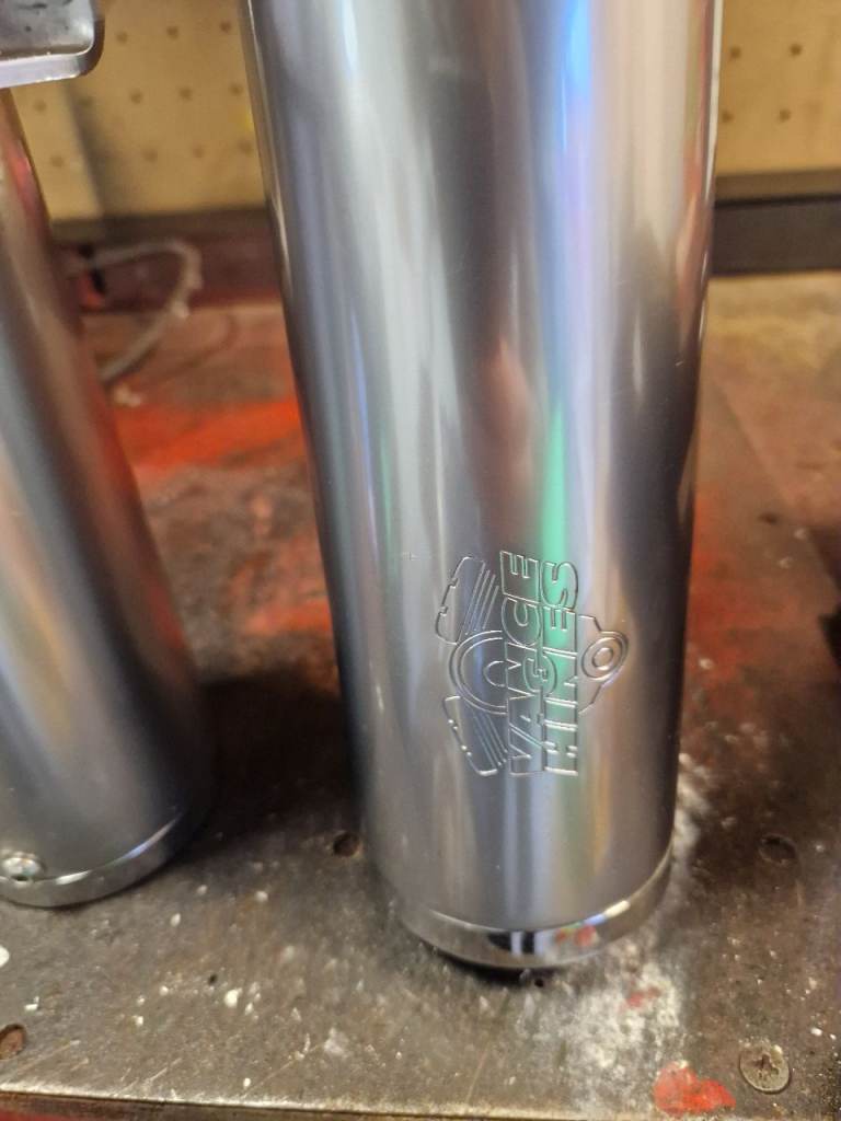 Vance & Hines exhaust cans. 