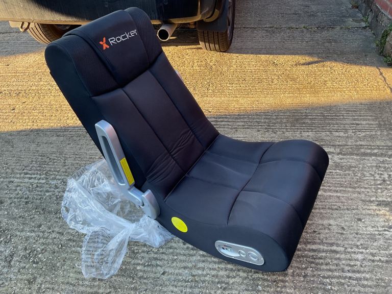 Gaming chair, x rocker, black, Xbox, PlayStation 