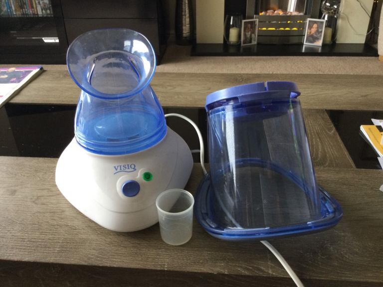 Visiq facial sauna with steam inhaler for help with sinus issues, breathing & face conditions.