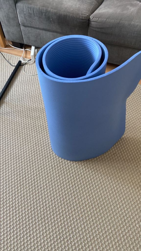 Blue Exercise Yoga Mat – Good Condition